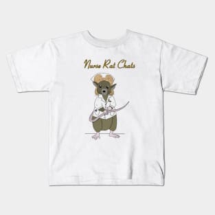 Nurse Rat Chats Kids T-Shirt